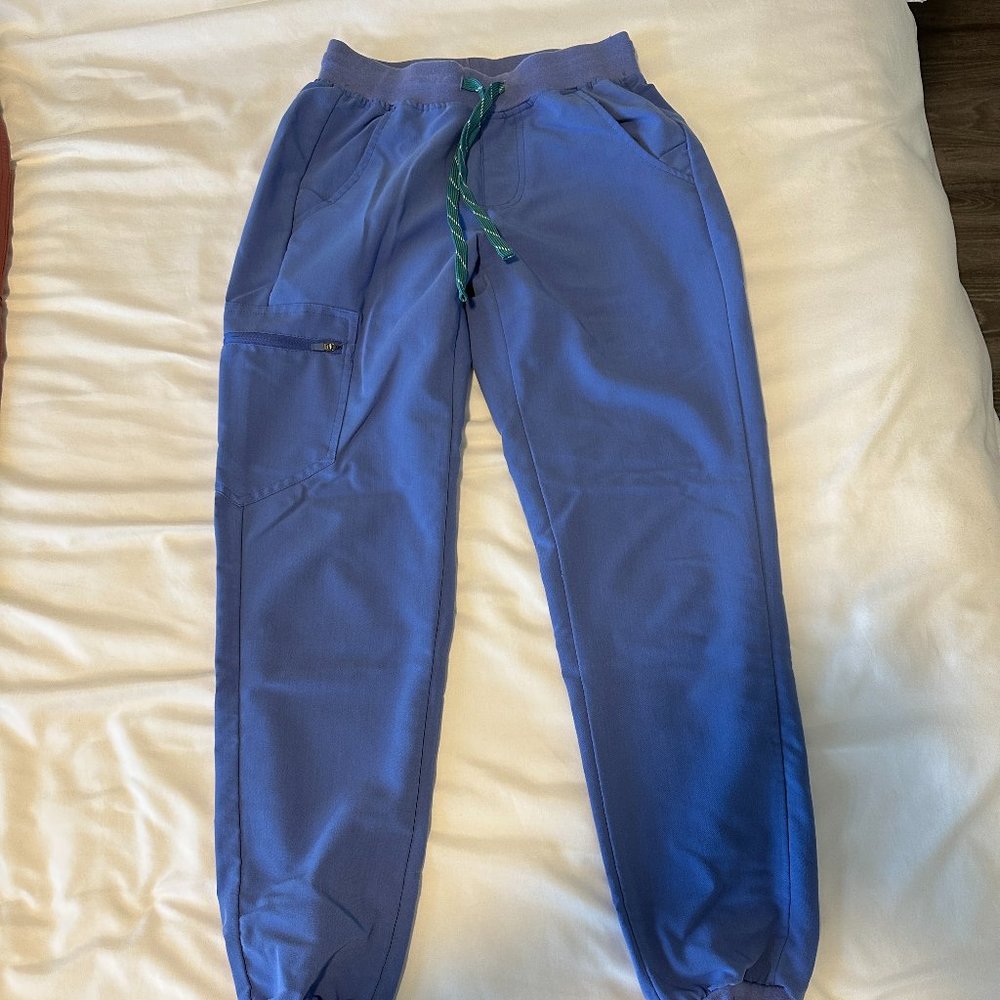 Jogger Scrub Pants in Ceil Blue